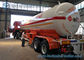 21T LPG Tank Trailer BPW 2 Axles 49600L LPG Gas Tanker Truck 1mm Rust Thickness