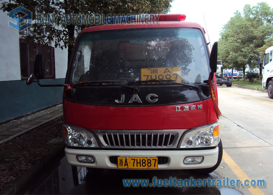 JAC 3000L 120Hp 4X2 2 Axle International Fire Trucks With Single Row Cab