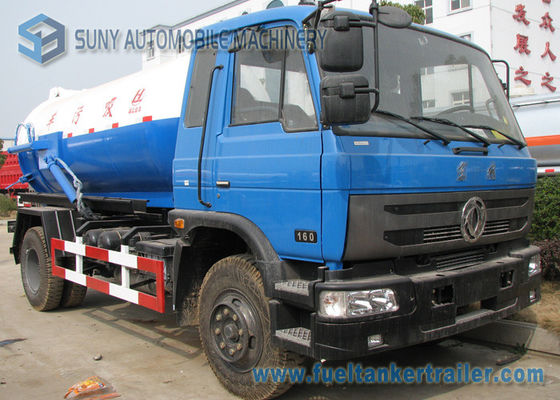High Capacity 4 By 2 10M3 10000L Diesel Vacuum Tank Truck 90Km/h